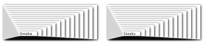 Box shadow factorial art