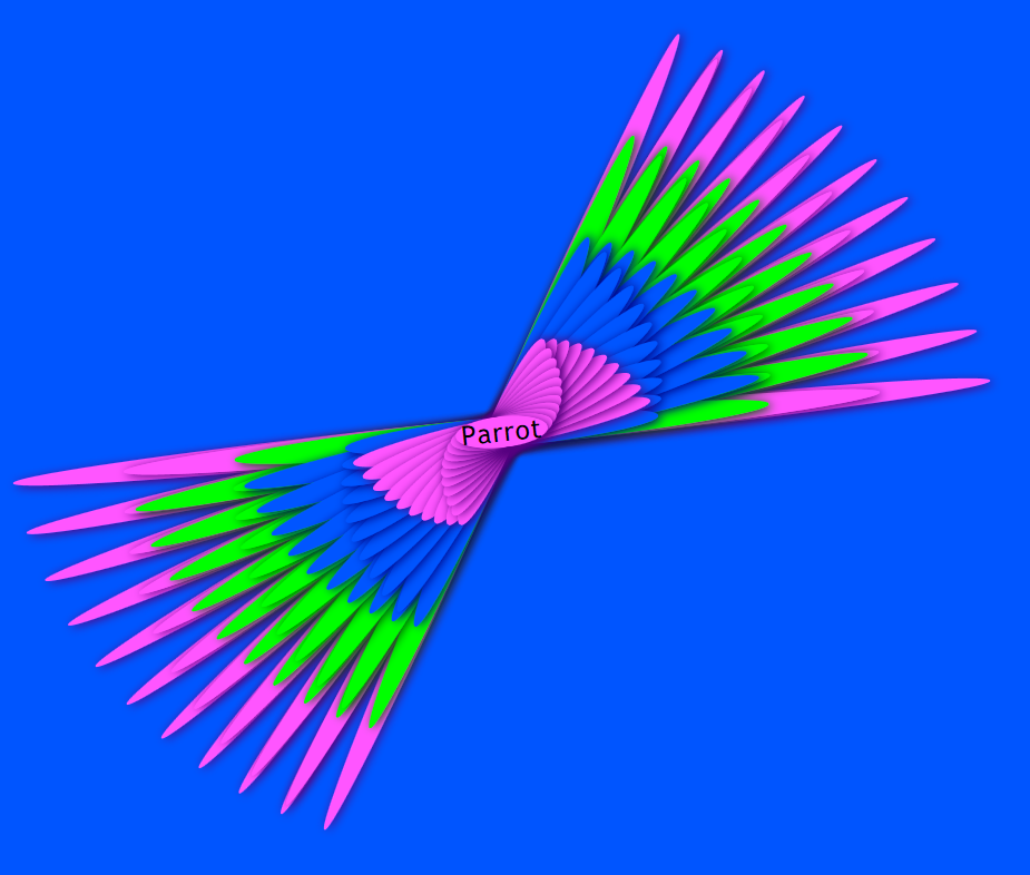 Box shadow factorial art