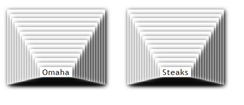 Box shadow factorial art